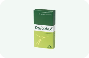 Dulcolax Suppositories box, 10-count package.
