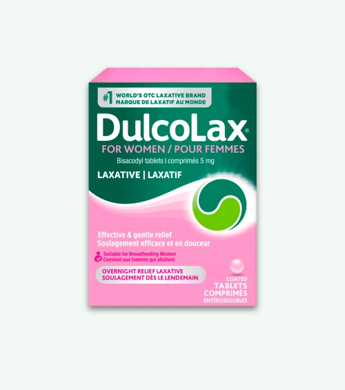 Front of pack of DulcoLax For Women